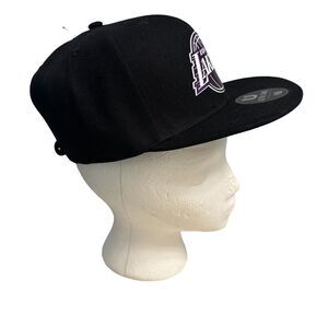 Official Los Angeles Lakers ULTRA GAME Snapback Hat Men's Black OSFM NEW